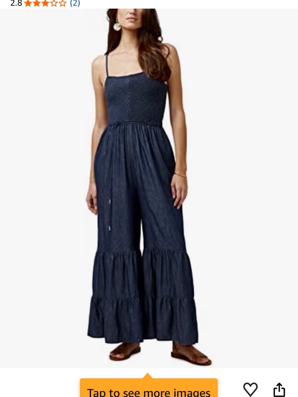 Buffalo Danika denim jumpsuit - xs - missing belt.